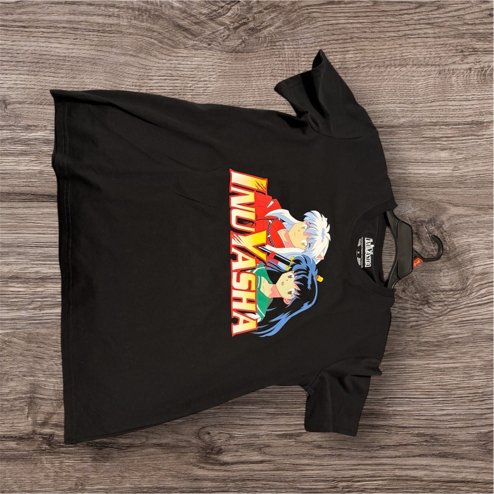 Inuyasha Black Graphic Tee for Men